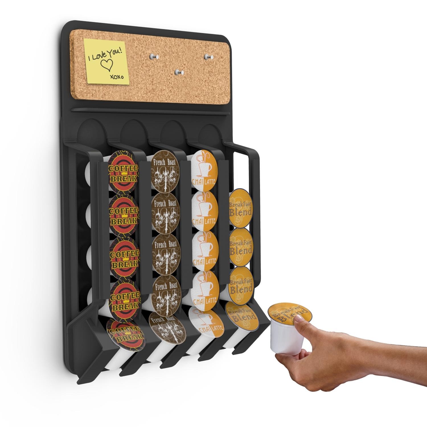 Mind Reader Fridge/Wall Mount Coffee Pod Dispenser
