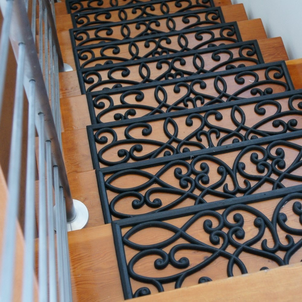New Amsterdam Black Stair Treads (Set of 6)