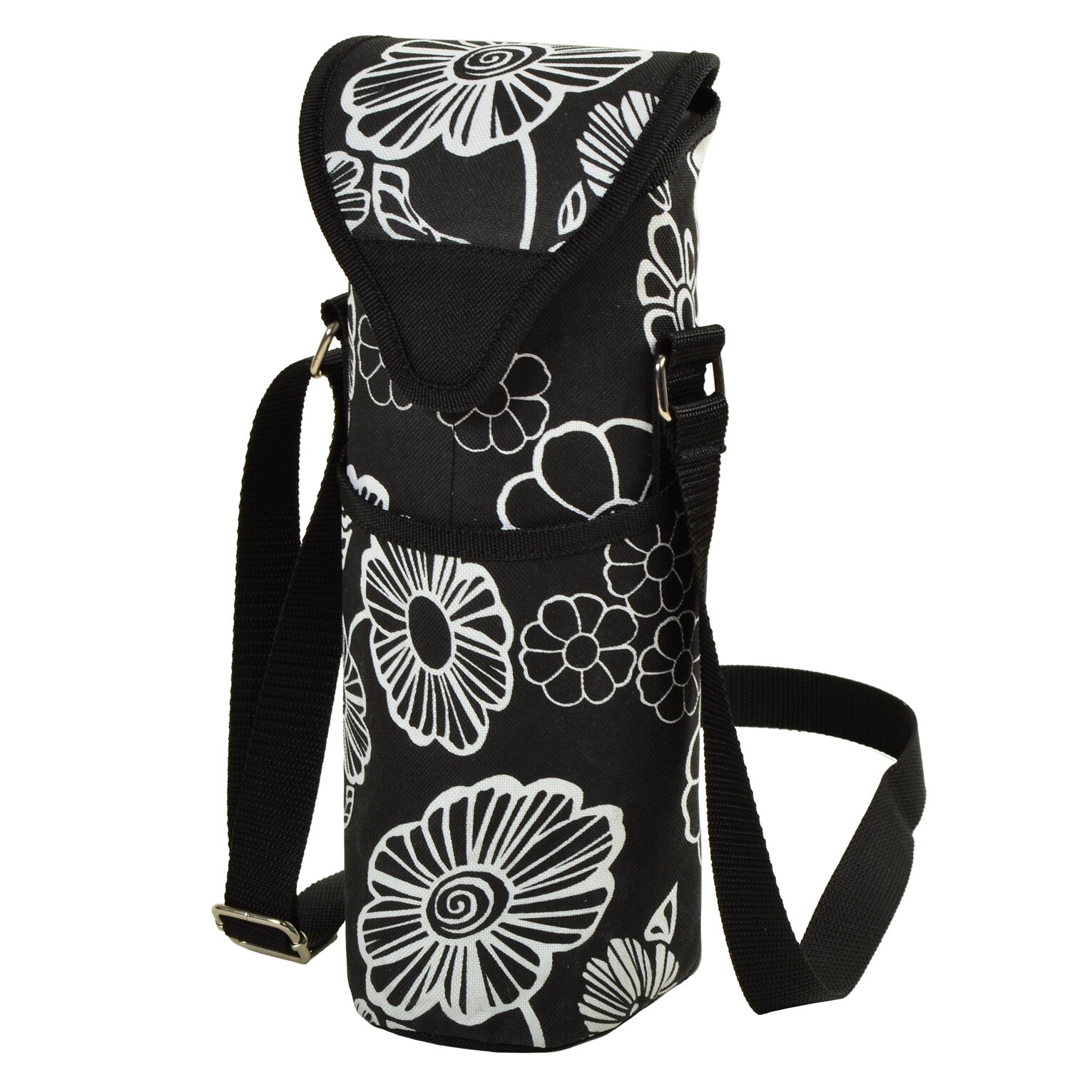 Night Bloom Wine/Water Bottle Tote Bag