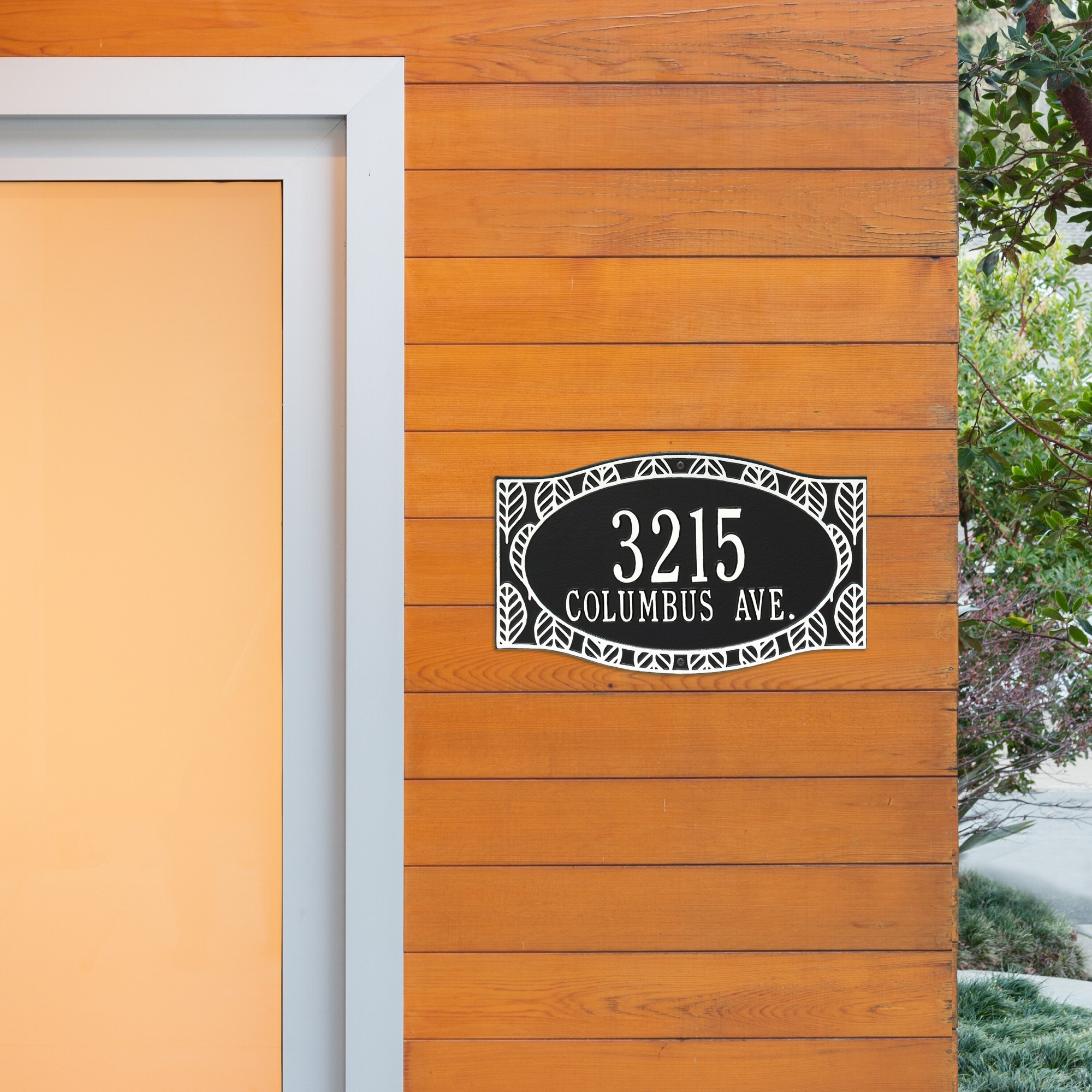 Personalized Two Line Wall Address Plaque