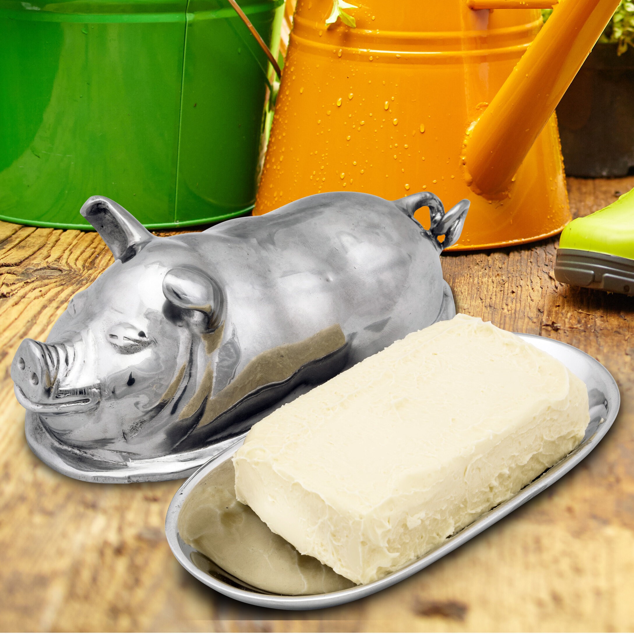 Pig Butter Dish