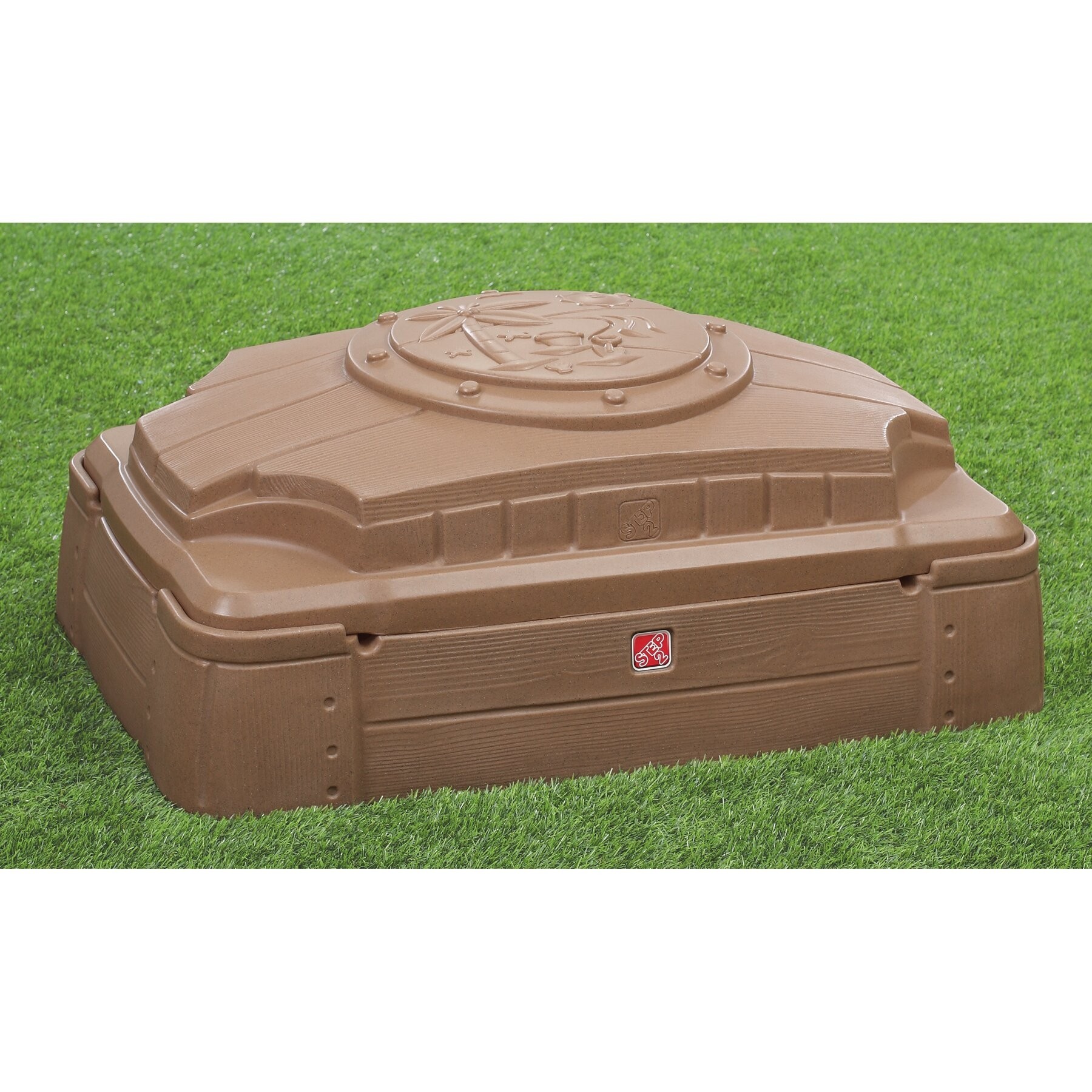 Play and Store 2' Rectangular Sandbox with Cover