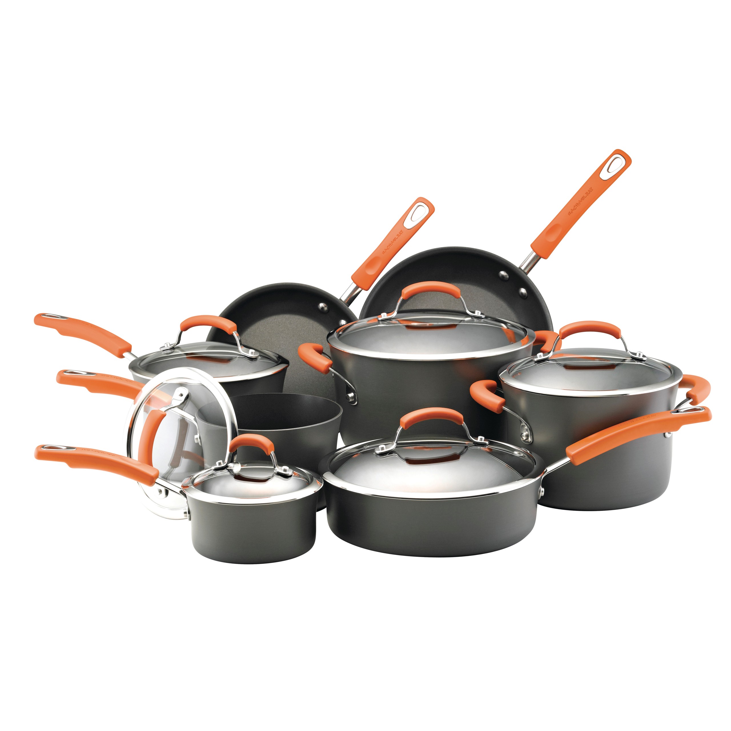 Rachael Ray Hard-Anodized 14 Piece Aluminum Non Stick Cookware Set