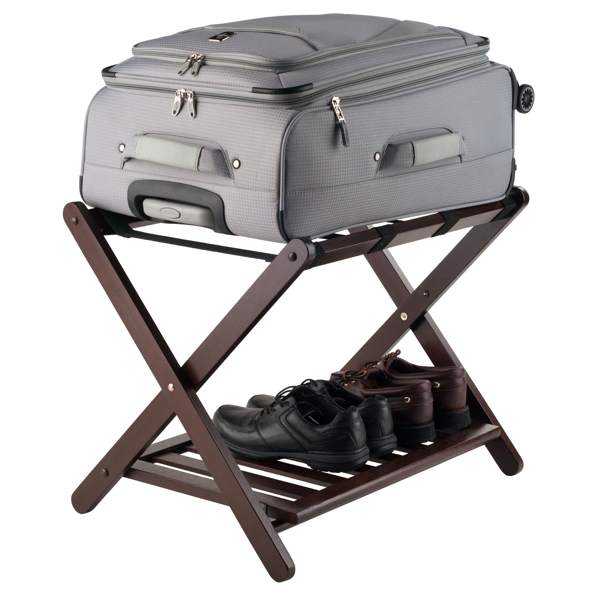 Remy Folding Wood Luggage Rack