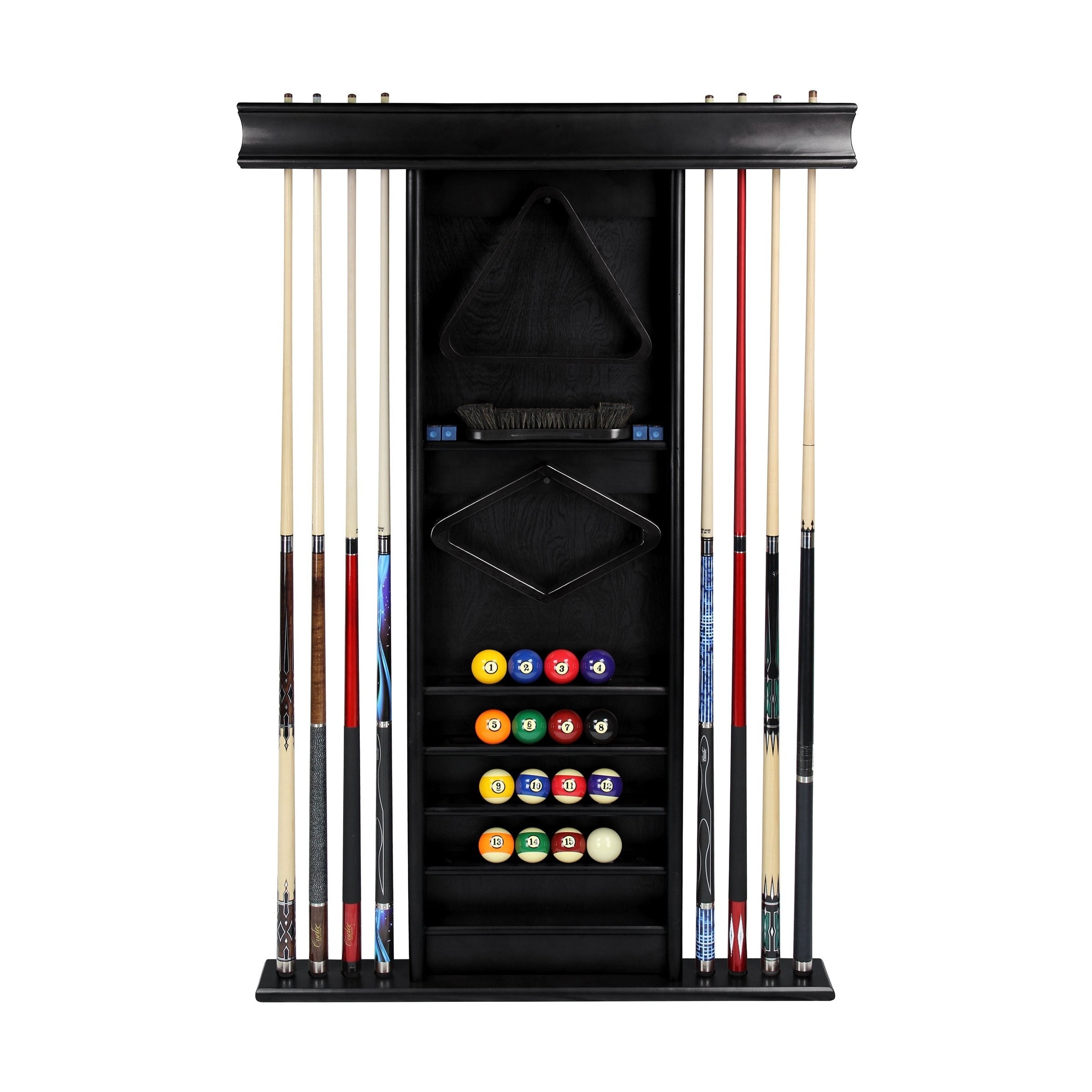 Reno Deluxe Wall Cue Rack