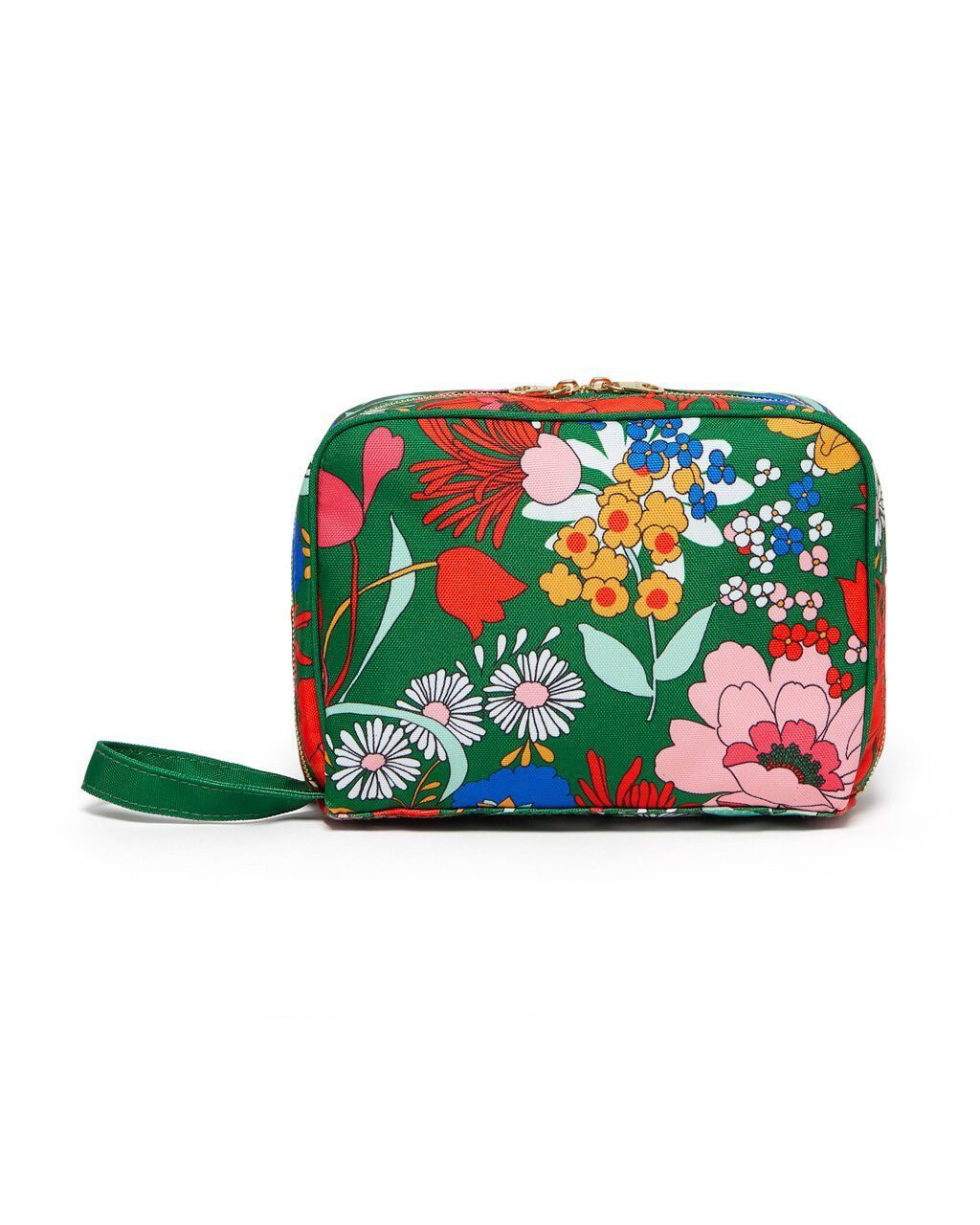 Superbloom Emerald Fabric Toiletry Bag