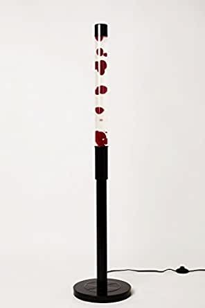 4-Foot Tall Red Floor Lava Lamp for Modern Spaces