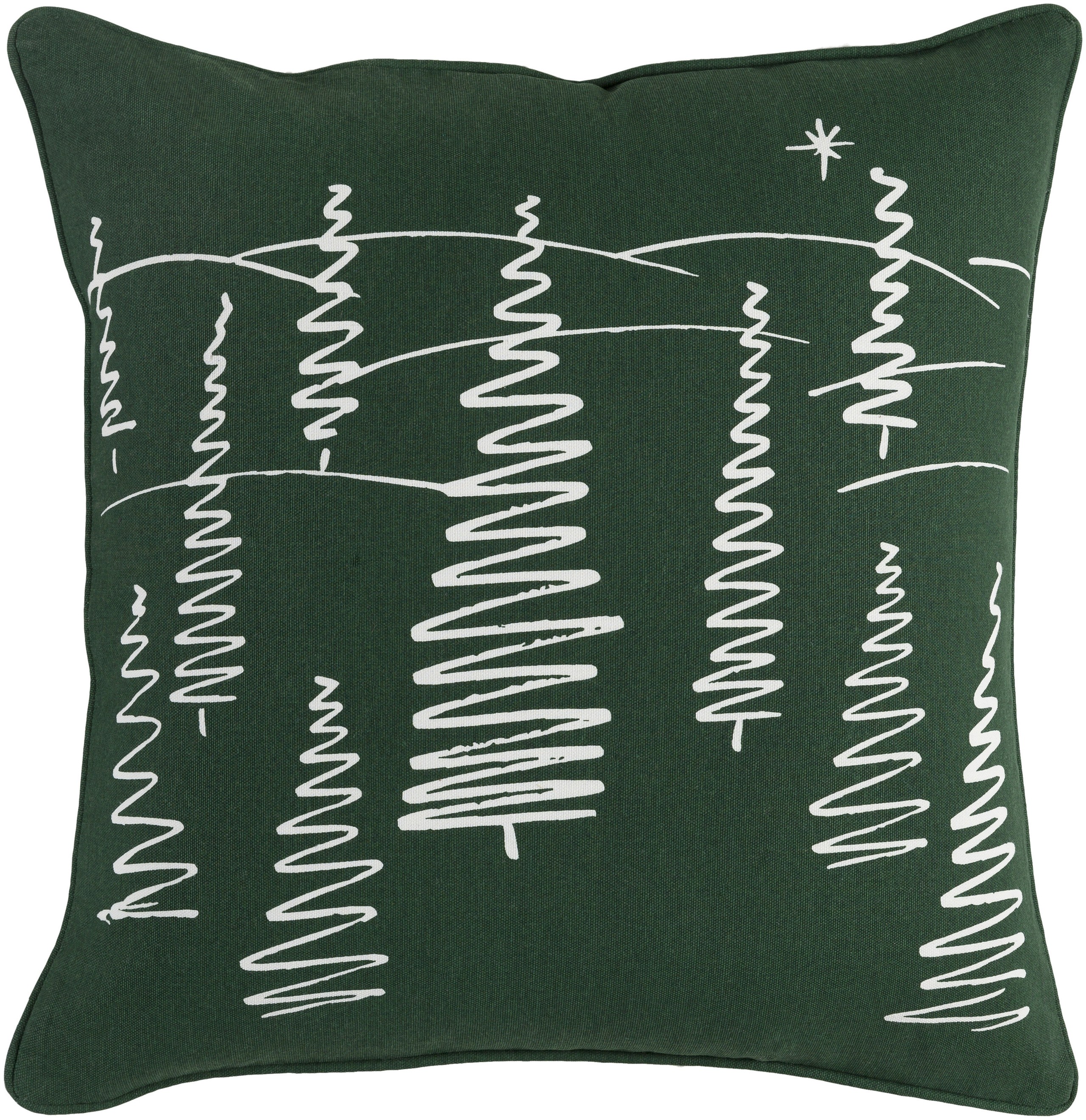 Ballenger Evergreen Cotton Throw Pillow