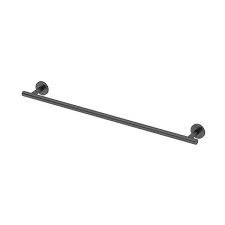 Black Classic Metal Wall Mounted Towel Bar