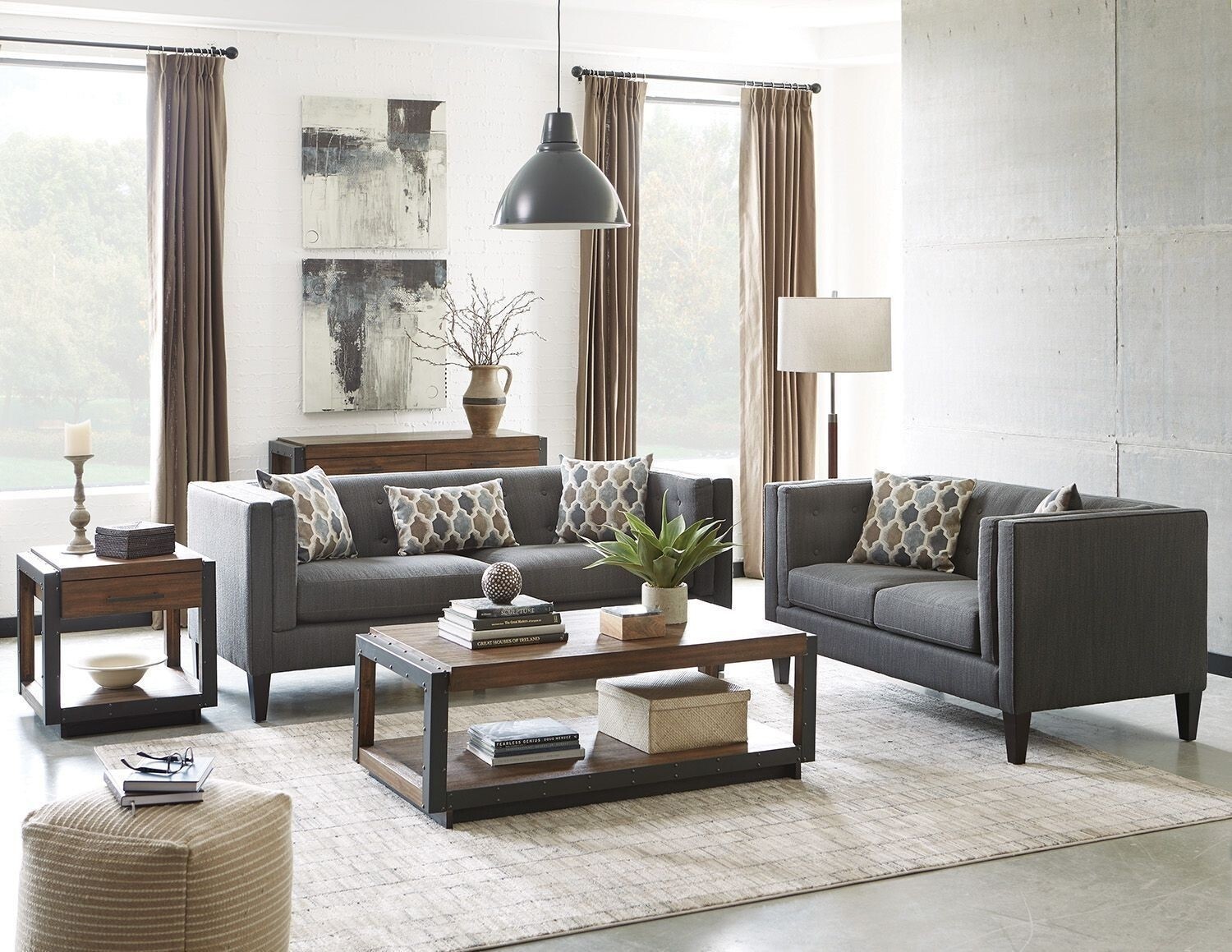 Brown and Grey Room Ideas