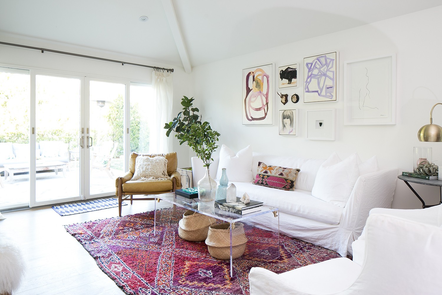 Burgundy and Purple Room Details
