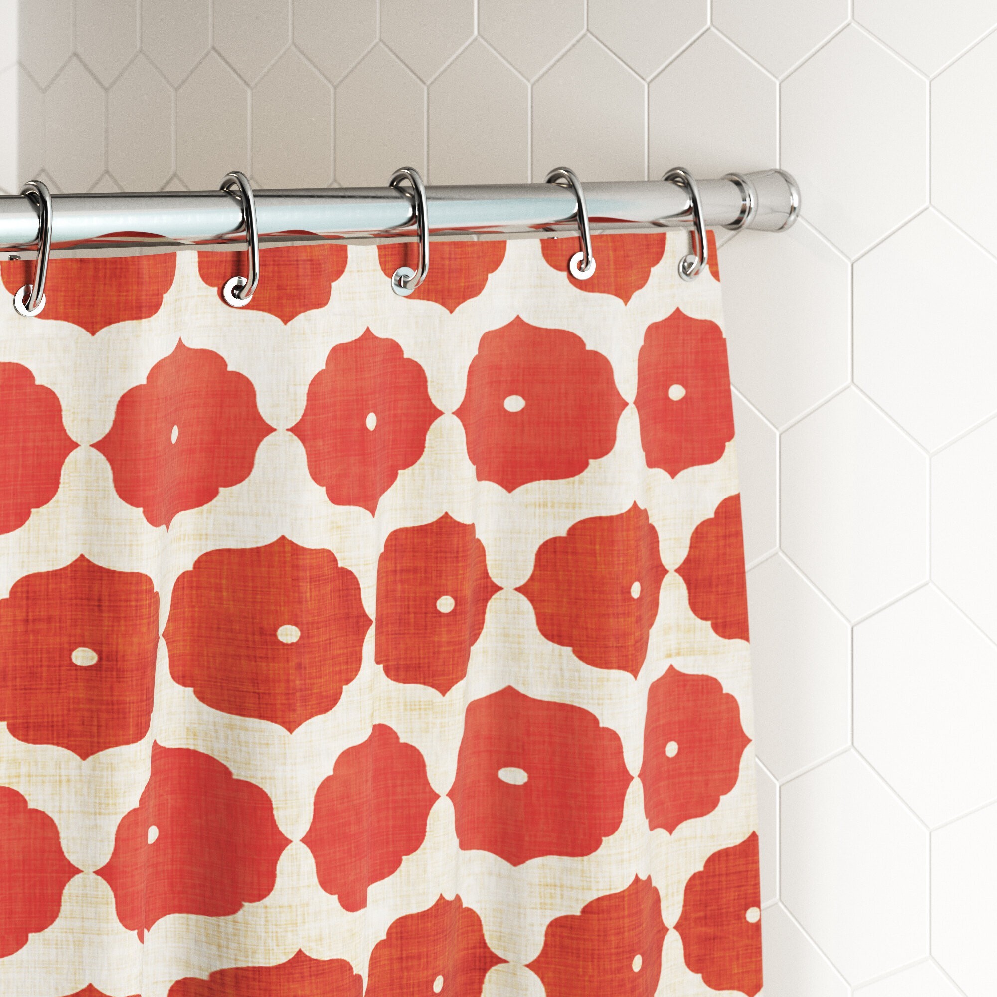 Chrome Shower Curtain Rod