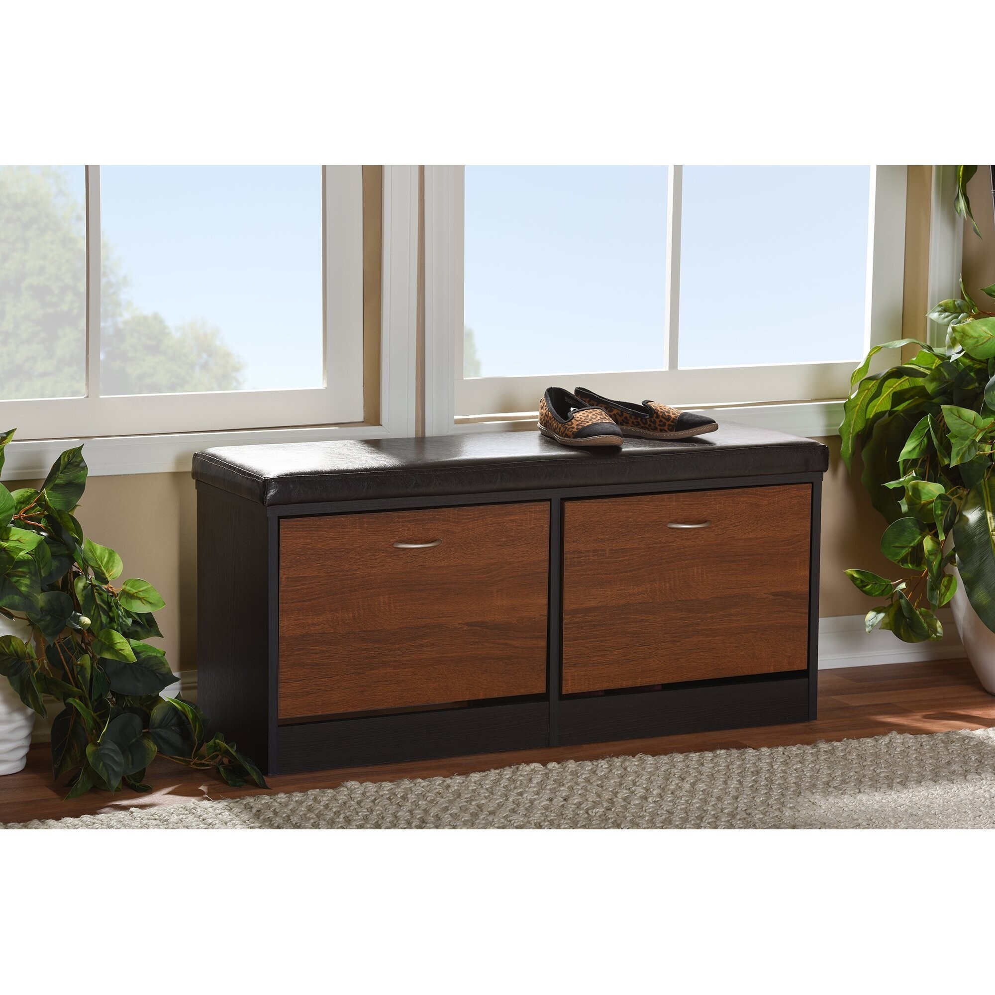 Closed Shoe Cabinet With Bench