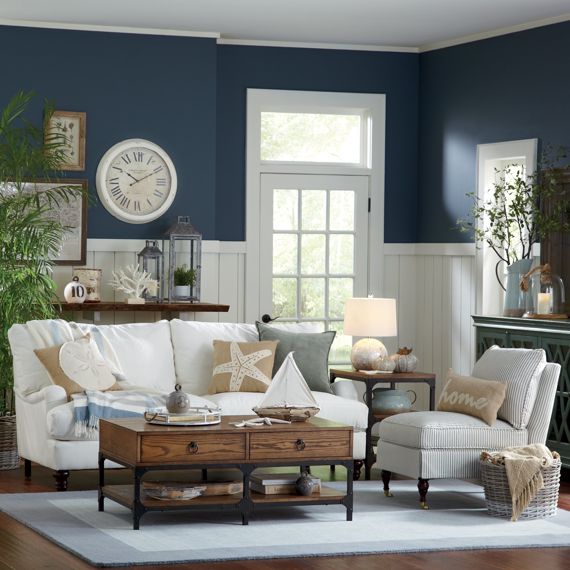 Coastal Living Room Design
