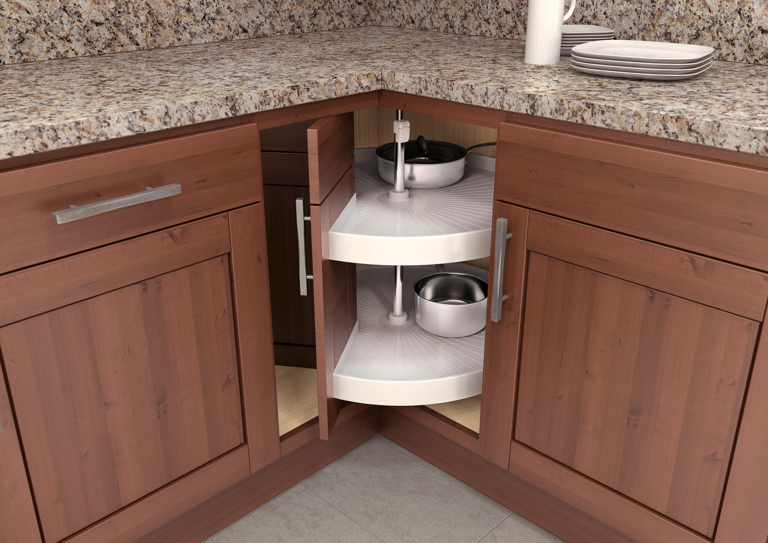 Corner Lazy Susan on the Door