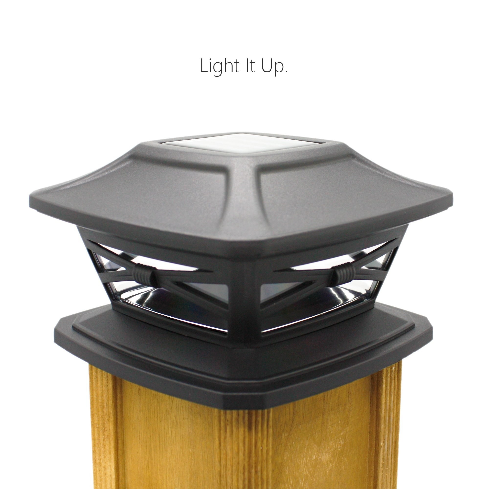 Davinci Slate Black Solar Light