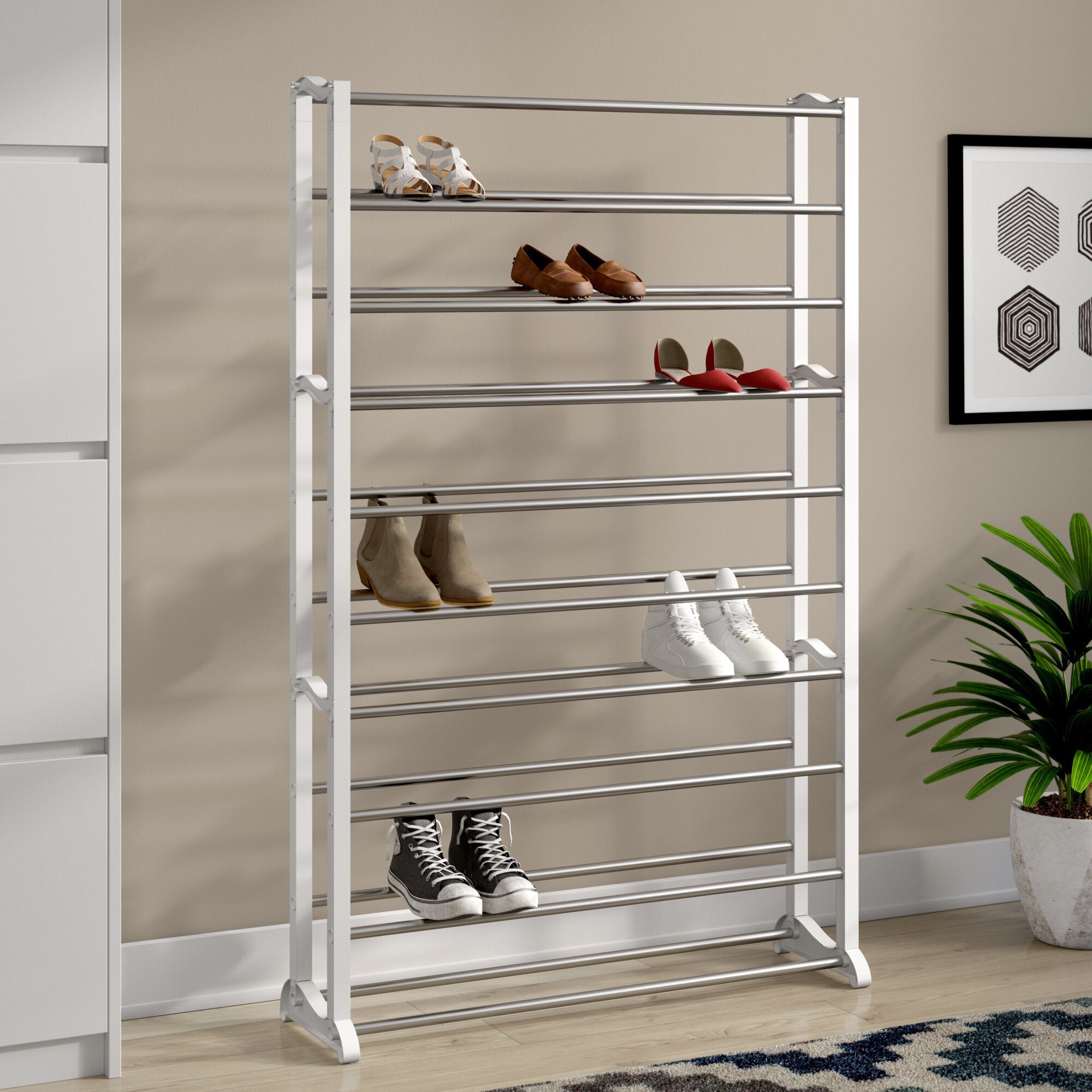 Double Row Shoe Storage Organizer