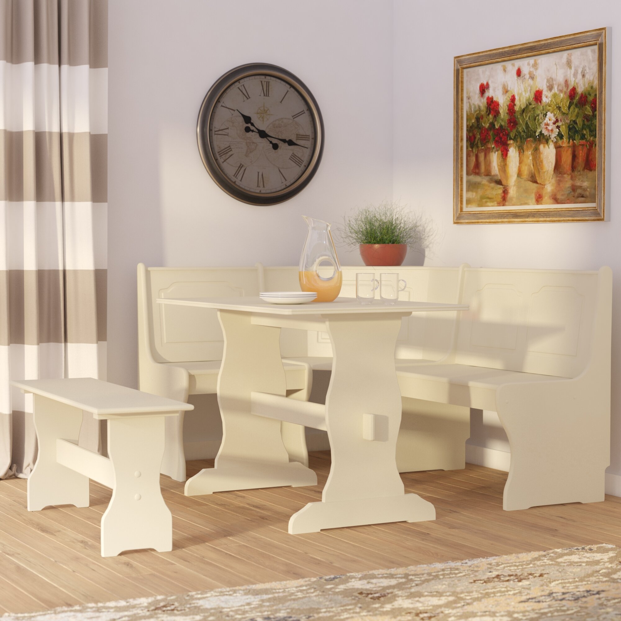 Foristell 3 Piece Breakfast Nook Dining Set