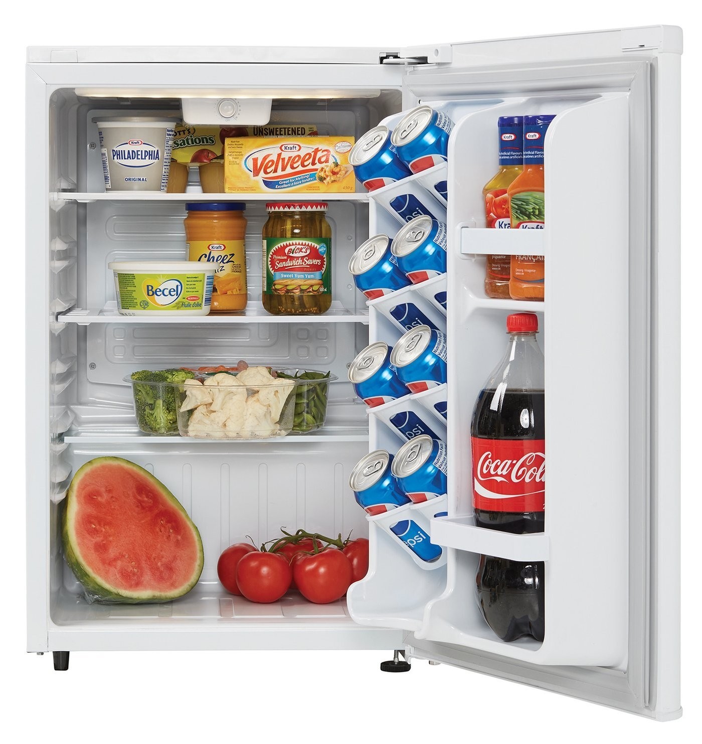 Freestanding Classic White Mini Fridge
