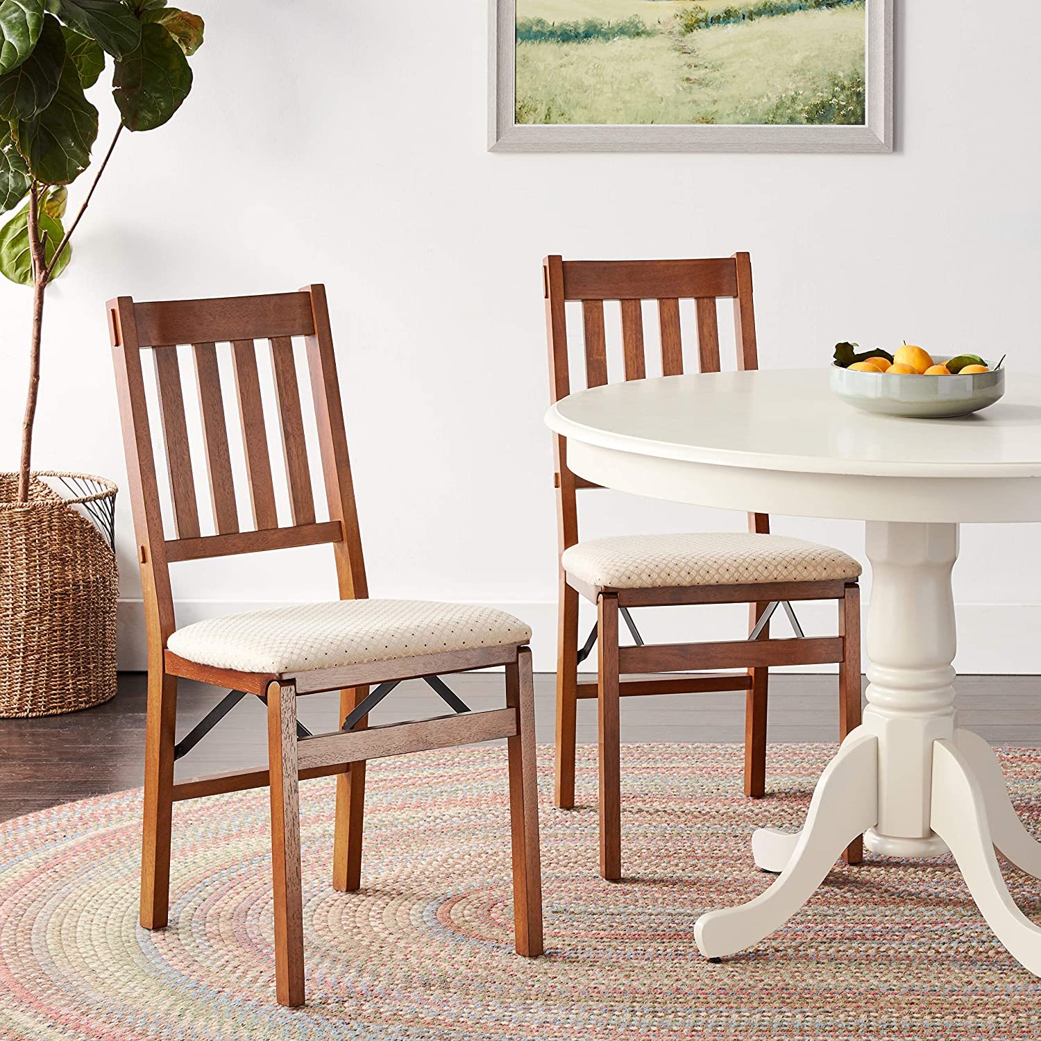 Fruitwood Folding Chair