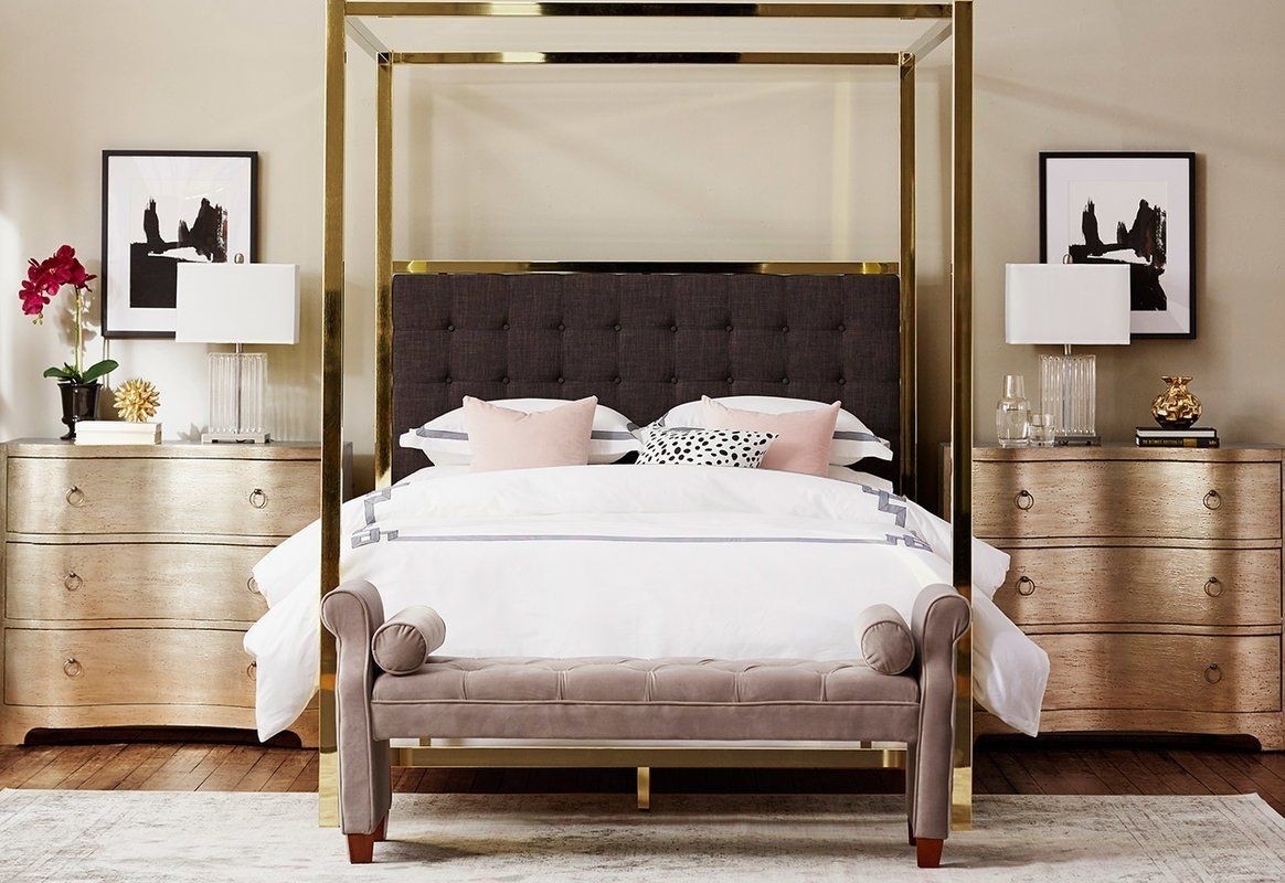Gold and Brown Bedroom Ideas