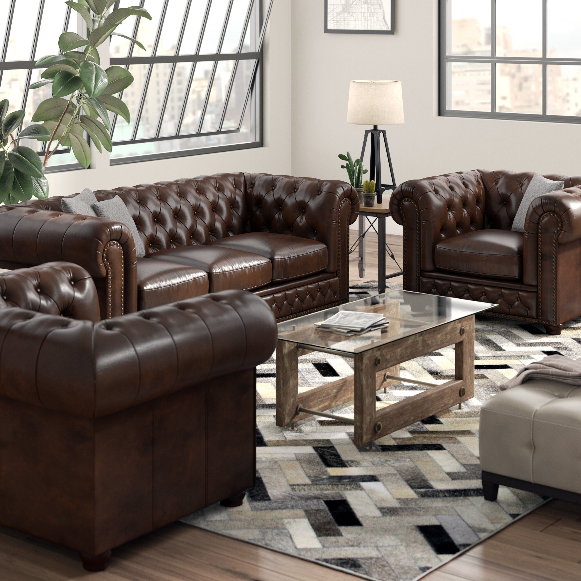 Industrial Living Room Design
