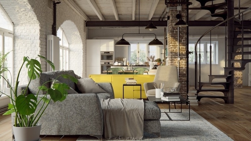 Industrial Loft Apartment