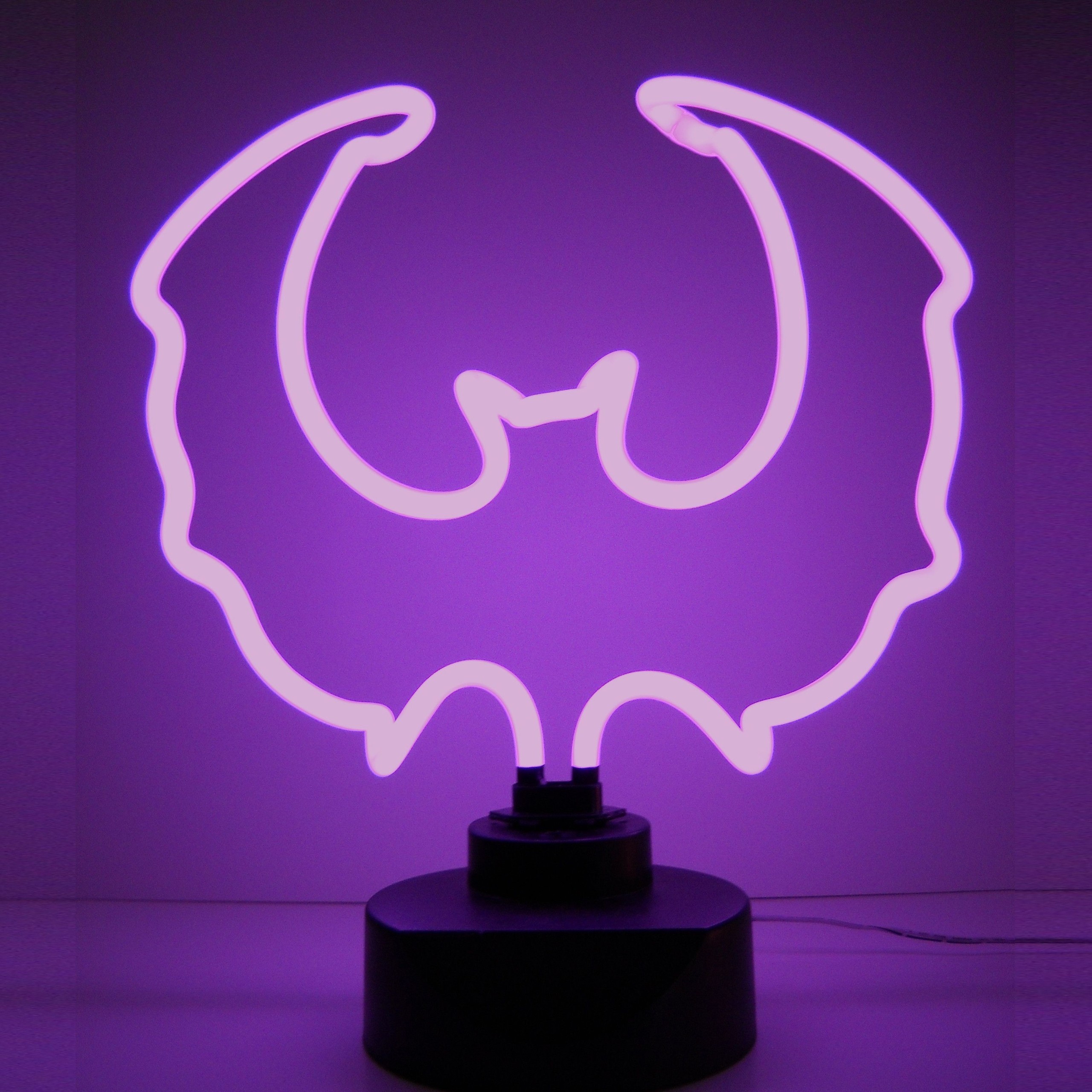 Light Bulb Tabletop Neon Sign