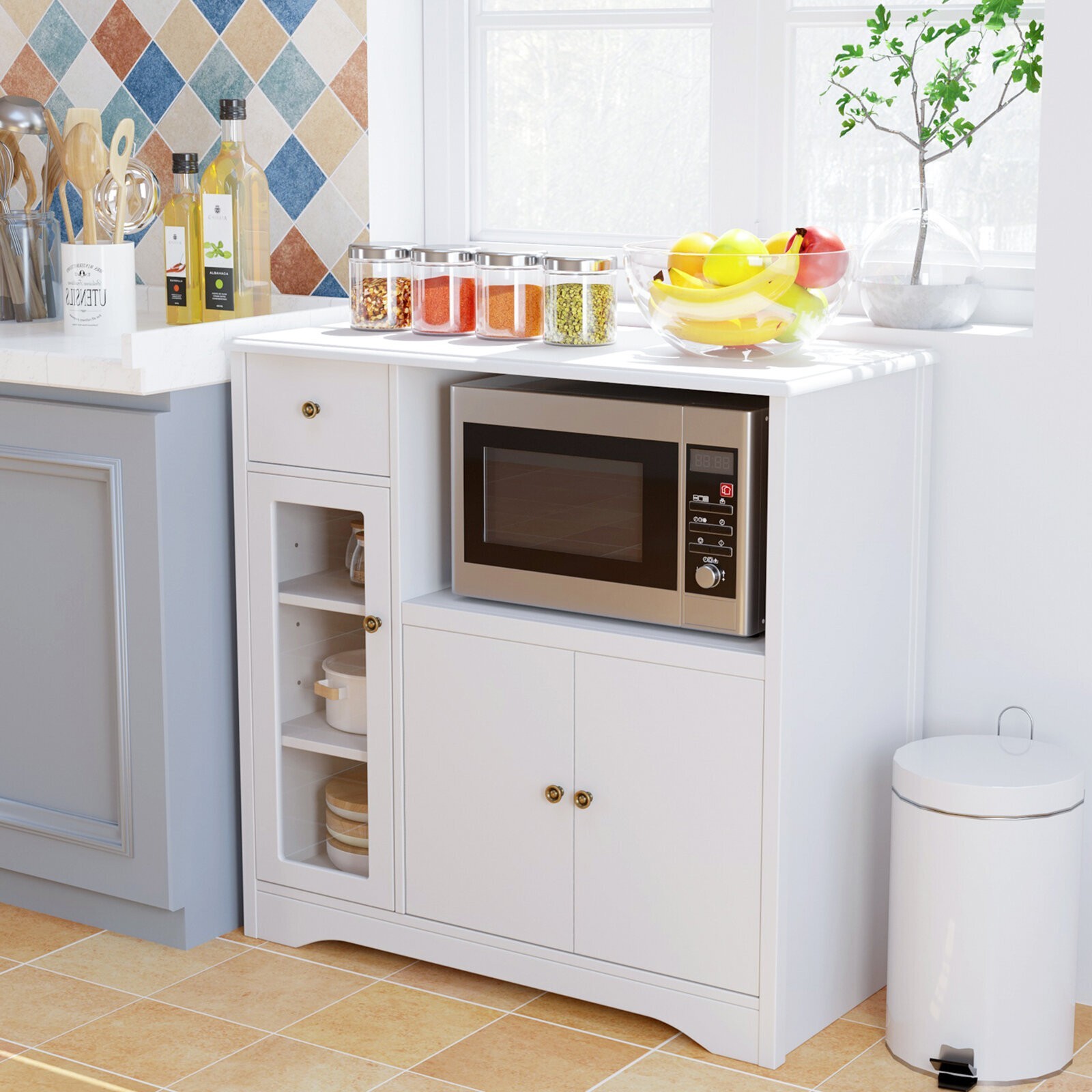 Manufactured Wood Kitchen Pantry