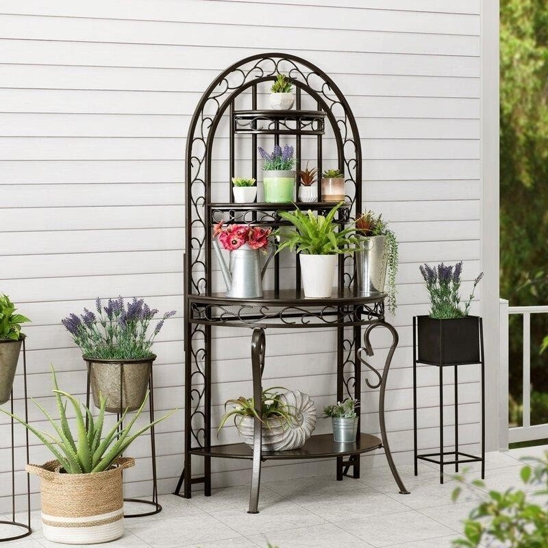 Metal Bakers Rack for Gardening