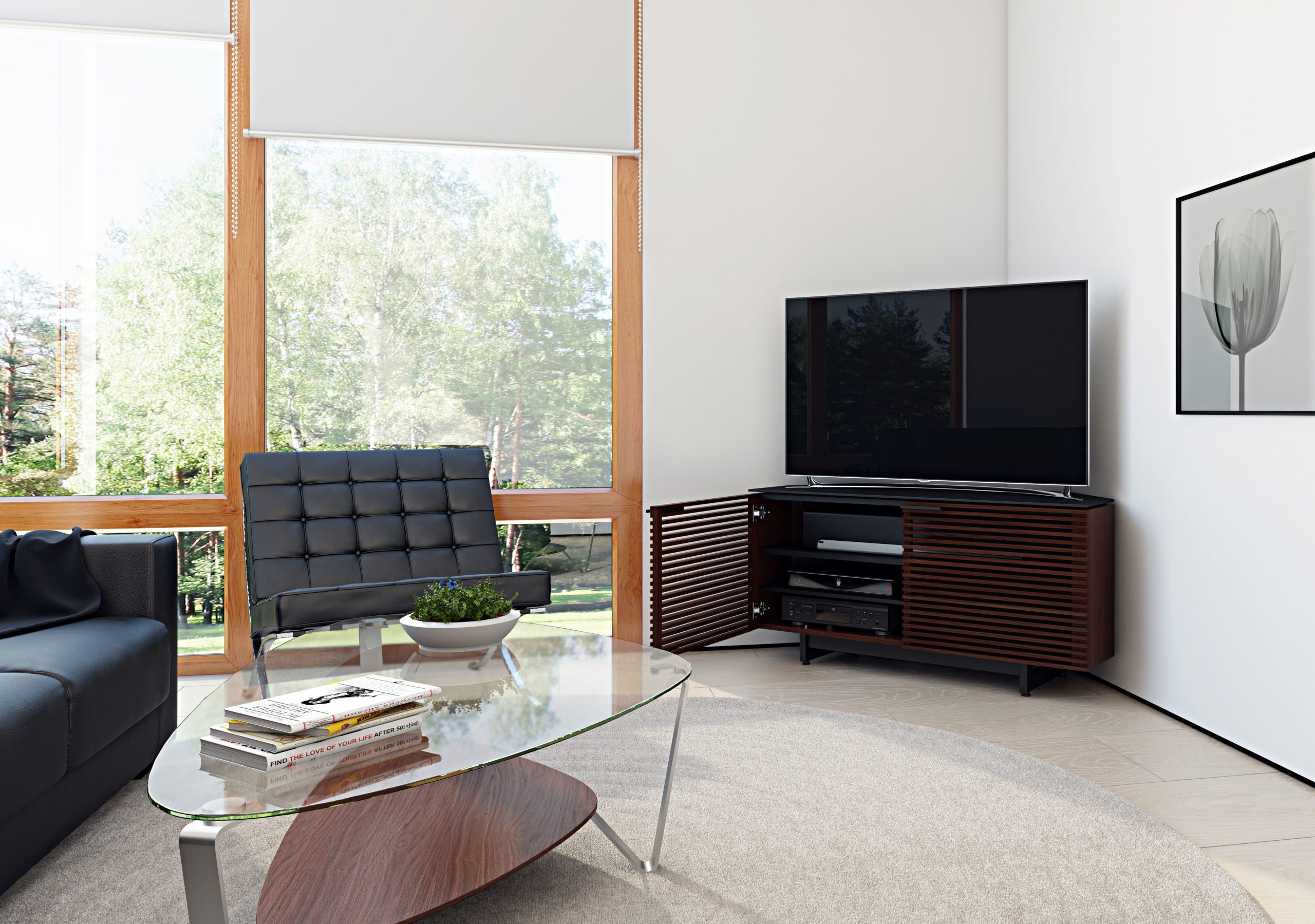 When And How to Place Your Wooden TV Stand In the Corner of a Room