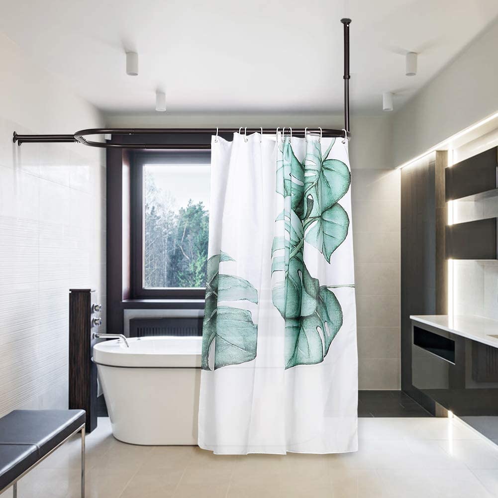 Oval Shower Curtain Rod
