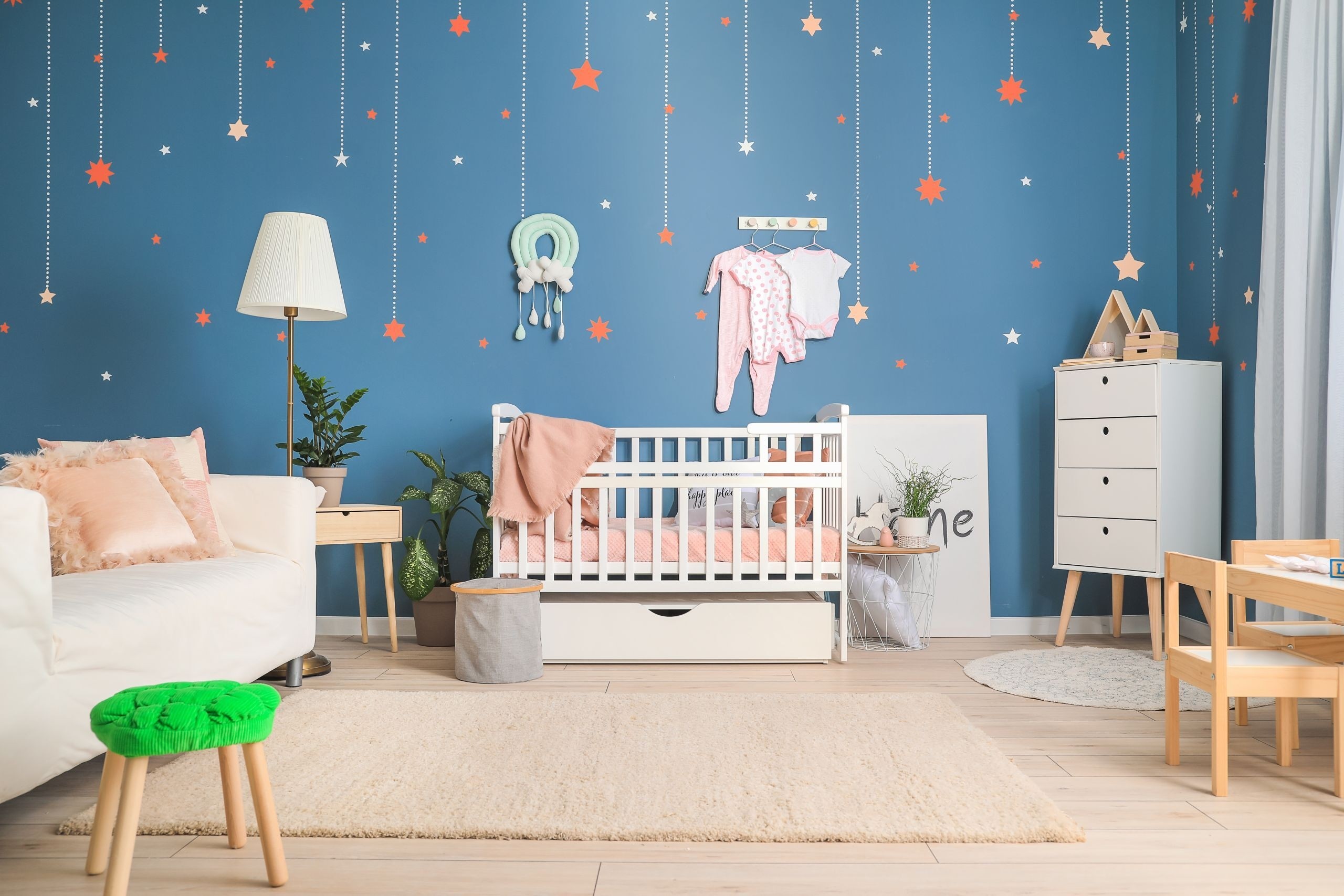 Pink and Blue Baby Room Ideas