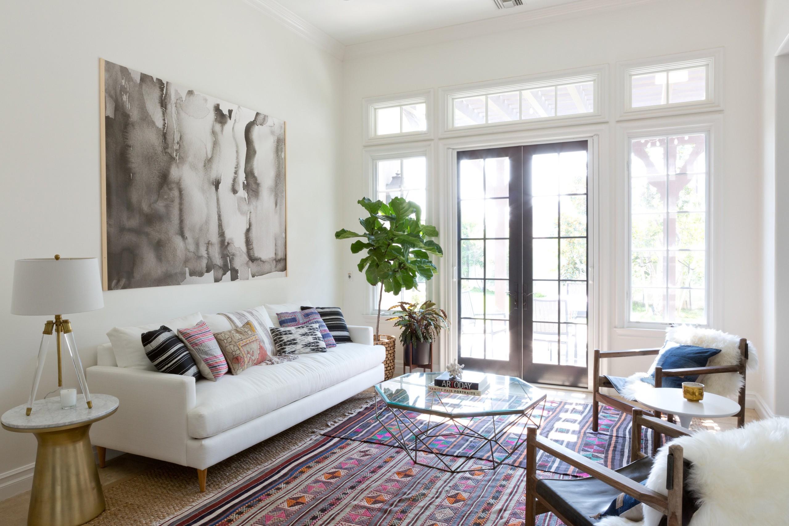 Purple and Black Room Details