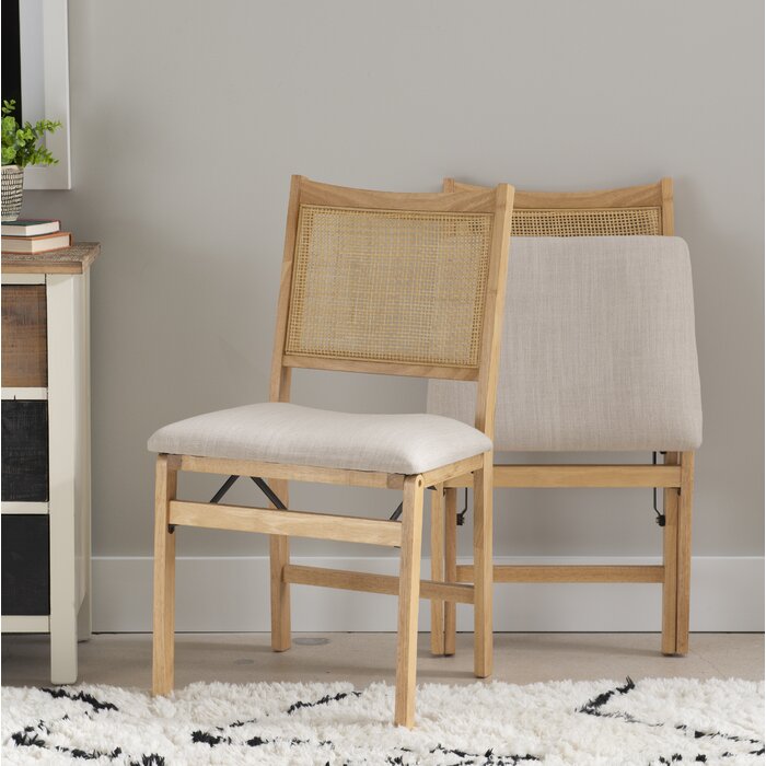 Rattan Wood Folding Chair