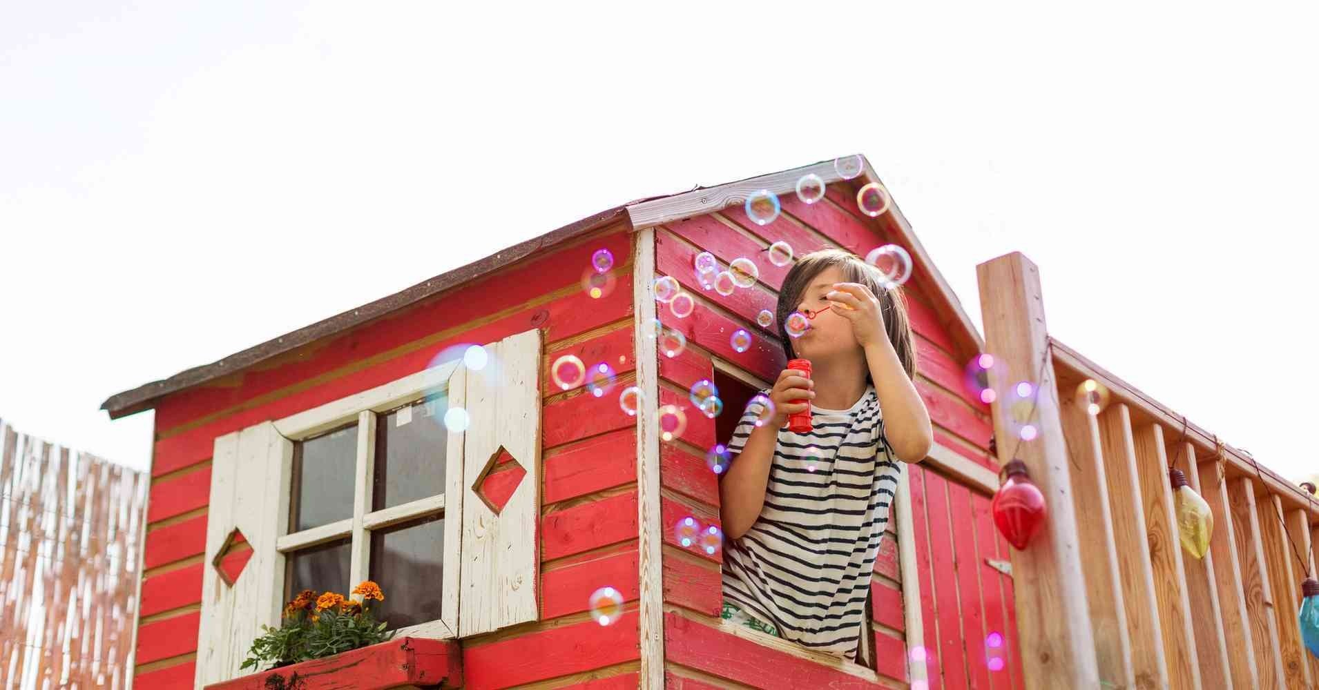 Red Playhouse for Kids