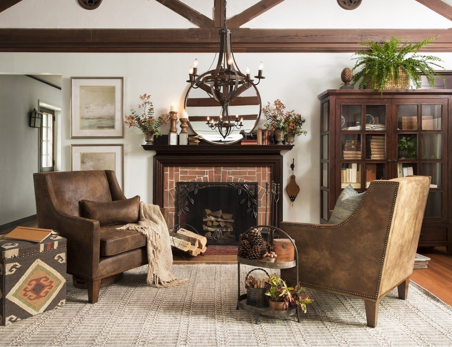 Rustic living room design