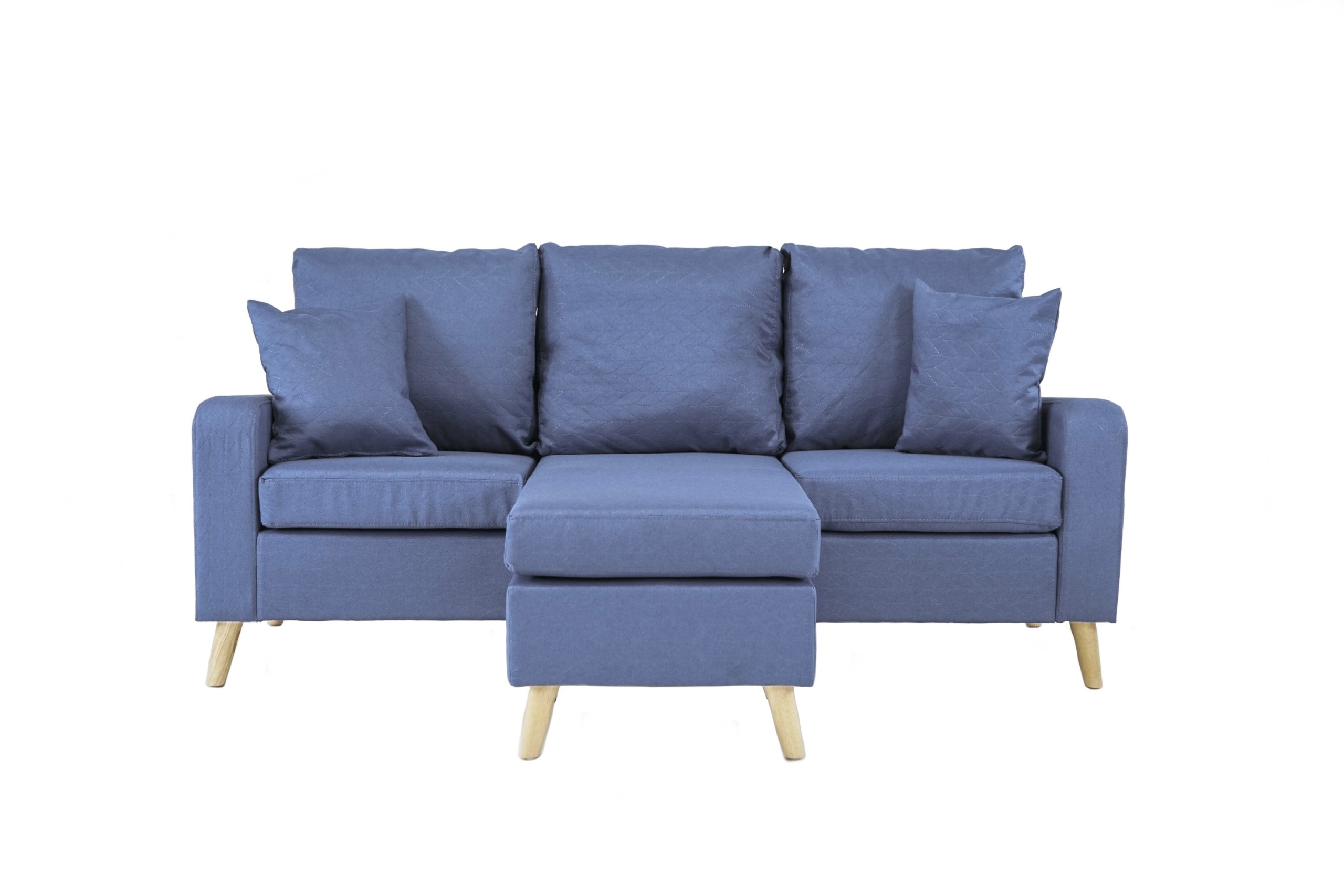 Shaina 75" Linen Reversible Modular Sectional
