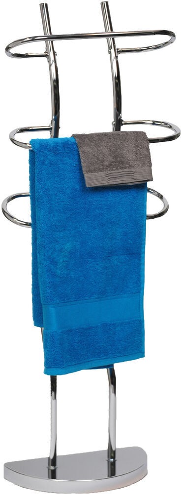 Silver Classic Metal Towel Valet