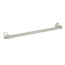 Silver Metal Wall Mounted Towel Bar