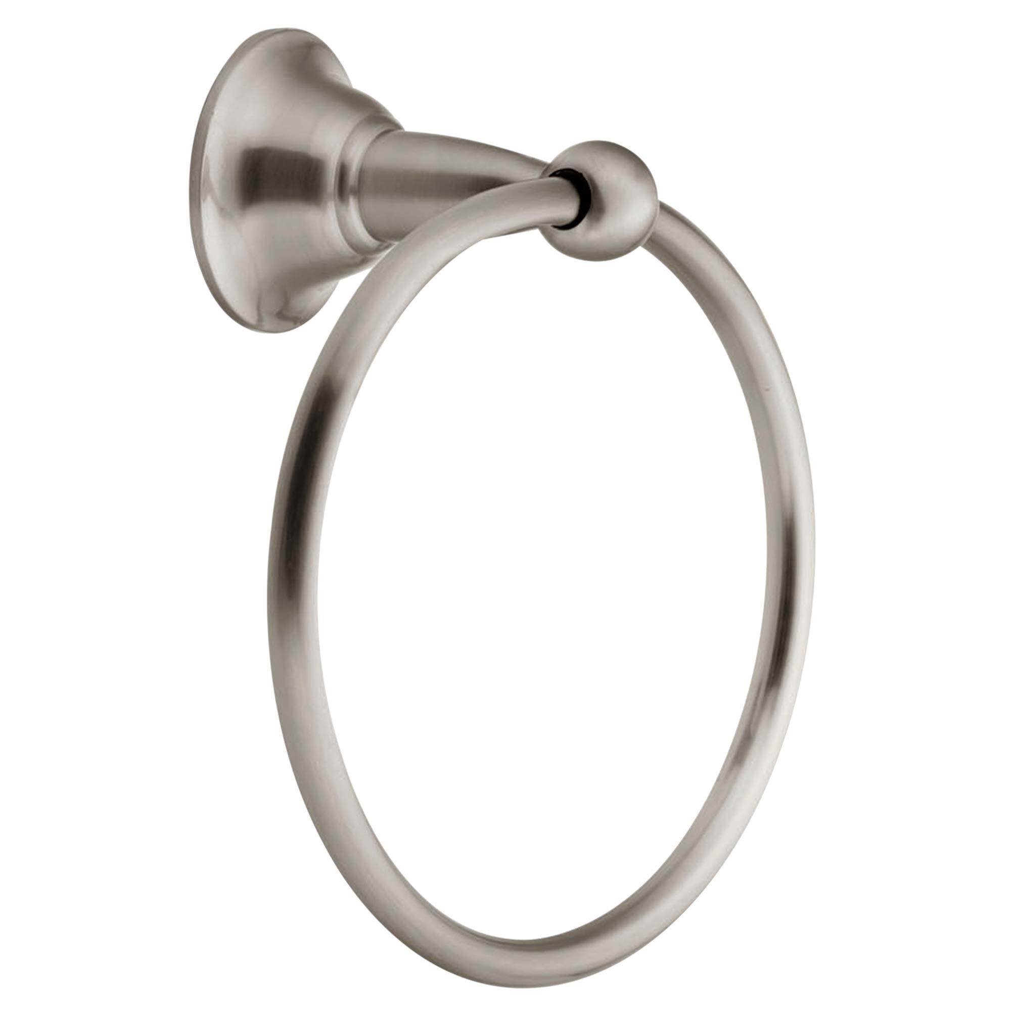 Silver Traditional Metal Wall Mounted Towel Ring