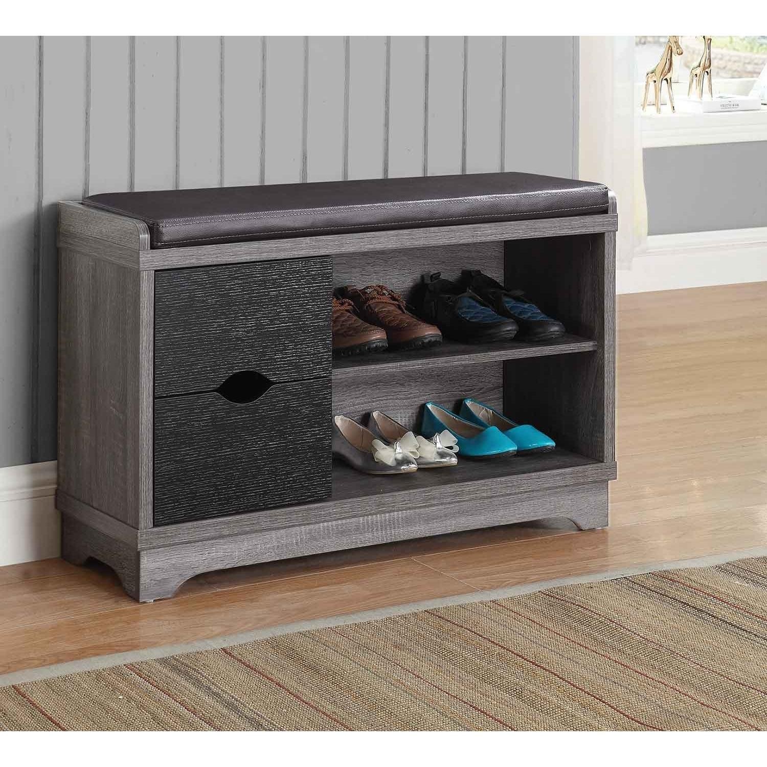 Six Pair Shoe Storage Cabinet