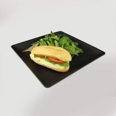 Square Bamboo Dinner Plate