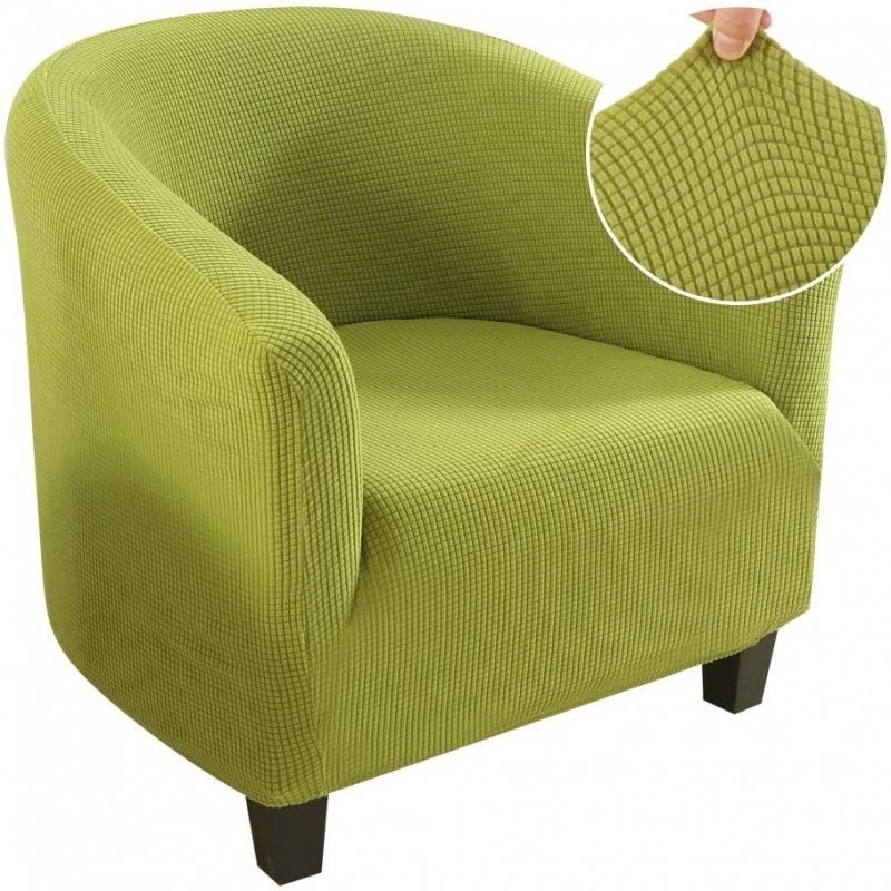 Urijk Armchair Covers Stretch Tub Club Chair Covers Armchair Slipcover for Living Room, Thickening Arm Chair Cover for Bar Counter Living Room Reception