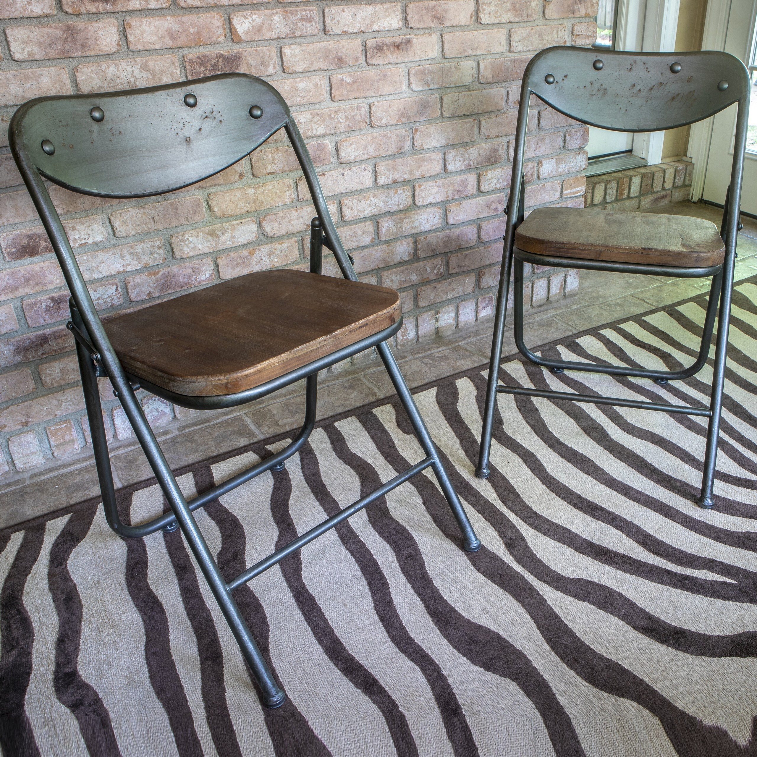 Vintage Wood Folding Chair