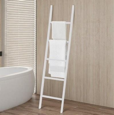White Classic Solid Wood Towel Ladder