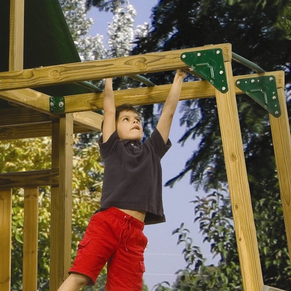 Wood and Metal Monkey Bars