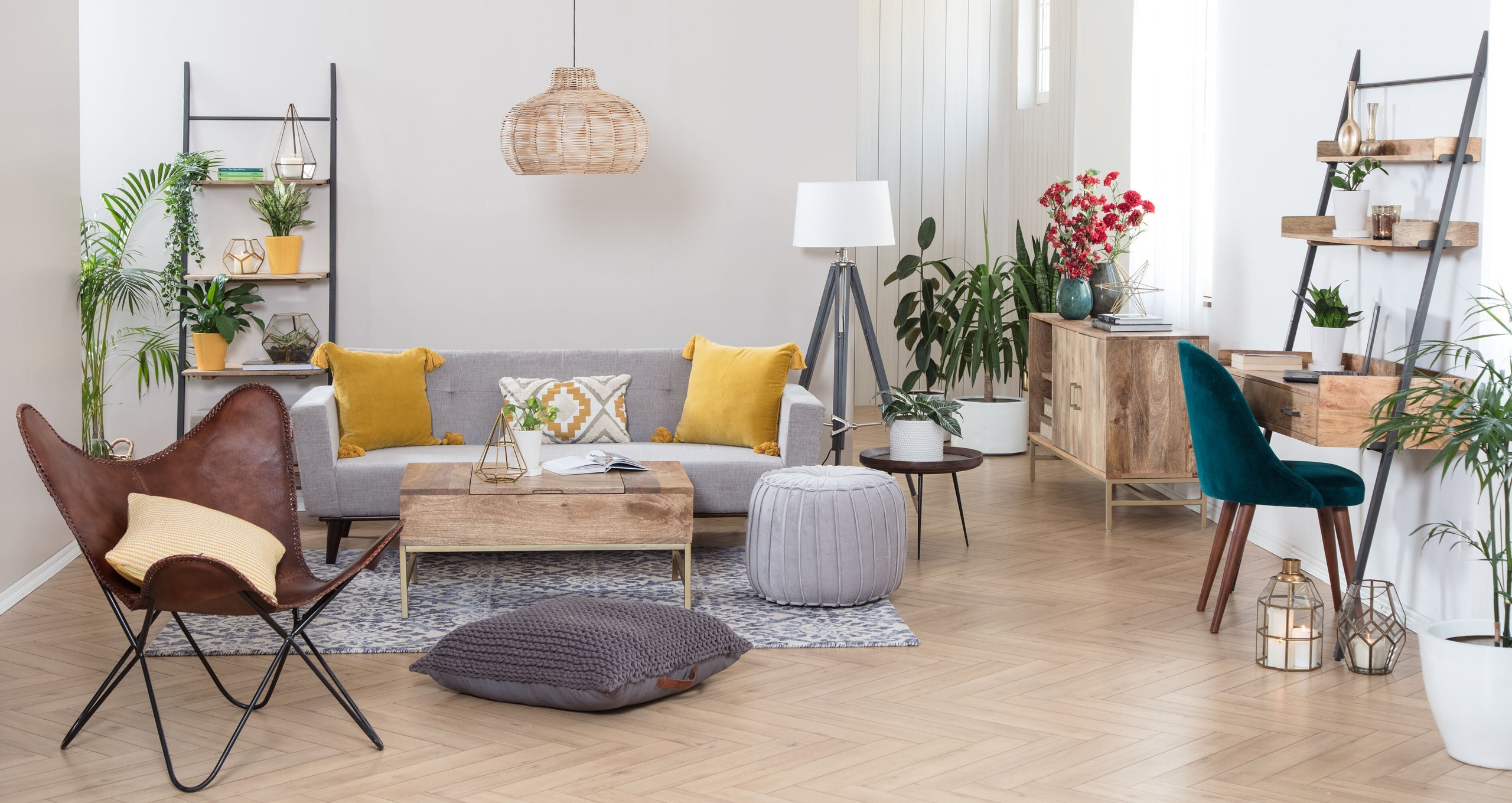 Yellow and Brown Living Room Ideas
