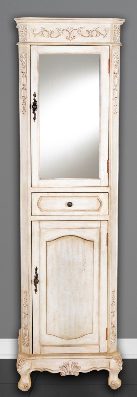 Zeke 21" W x 73" H Linen Tower