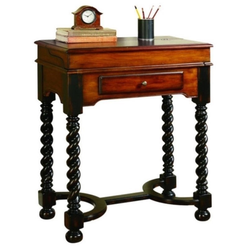 Hooker furniture seven seas jacobean twist leg flip top